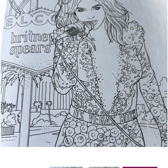 New Britany Spears Color Book - Picture 2 of 4